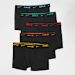 Nike 5 PACK - Color Pop Dri-FIT Everyday Cotton Youth Boxer Brief crna 42172 1