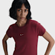 Nike   Sportswear Chill Knit Slim Cropped T-Shirt rojo 42249 1