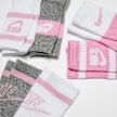 Nike 6 PACK - Sportswear Retro Crew Socks rosa 42239 2