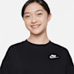 Nike Sportswear Club Fleece Oversized Crew nero 42197 3