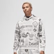 Jordan Essential Allover Print Hoodie weiß 42432 1