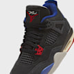 Jordan Air Jordan 4 Retro (GS) black/fire red/deep royal blue czarny 42576 7