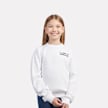 New Balance Stacked Floral Back Graphic French Terry Crew blanc 45244 2