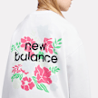 New Balance Stacked Floral Back Graphic French Terry Crew wit 45244 4