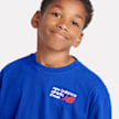 New Balance Athletics Shoes Back Graphic Tee azul 45303 3