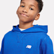New Balance French Terry Small Logo Hoodie bleu 45261 3