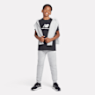 New Balance French Terry Stacked Logo Jogger cinzento 45263 4