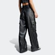 adidas Originals Kunstlederhose Wide Leg schwarz 42964 2