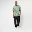 Karl Kani SIGNATURE PINSTRIPE TEE green/white verde 44835 4
