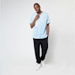 Karl Kani KANI VARSITY STAR BASEBALL SHIRT light blue/off white azul 44841 5