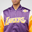 Mitchell & Ness NBA Team Origins Satin Jacket Vintage Logo LA Lakers fioletowy 44931 5