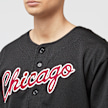 Mitchell & Ness NBA On the Clock Mesh Button Front Vintage Logo Chicago Bulls zwart 44932 3