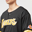 Mitchell & Ness NBA On the Clock Mesh Button Front Vintage Logo LA Lakers schwarz 44933 3