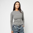 Karl Kani Small Signature Short Seamless LS dark grey siva 44938 1