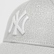 New Era Female 9FORTY Metal Denim New York Yankees argento 45183 3
