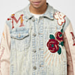 Smoke Rise Varsity Denim Jacket plava 45345 3