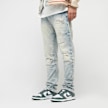 Smoke Rise Wave Effect Jeans plava 45348 1