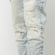 Smoke Rise Wave Effect Jeans plava 45348 4