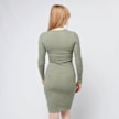 Urban Classics Ladies Rib Dress vert 45513 2