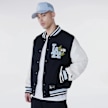 New Era MLB Floral Varsity Jacket Los Angeles Dodgers czarny 45530 1