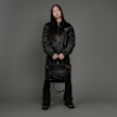 SNIPES S Emblem Wavy Cut PU Jacket zwart 45600 8