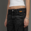 SNIPES S Cube Inside Out Baggy Denim Shorts gris 45603 3