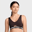 Nike Pro Indy Plunge Bra brązowy 45607 1