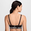 Nike Pro Indy Plunge Bra brązowy 45607 2