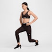 Nike Pro Indy Plunge Bra brązowy 45607 6