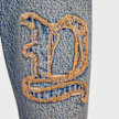 2Y STUDIOS Durga Logo Straight Jeans blu 45841 5
