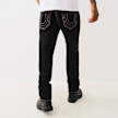 True Religion Ricky Super T Pick Stitch Straight Jeans schwarz 46965 2