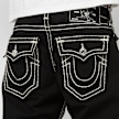 True Religion Ricky Relaxed Straight Jeans crna 46967 4
