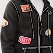 True Religion Patch Big-T Zip Hoodie zwart 46971 3