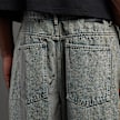 SNIPES S Cube Inside Out Baggy Denim Shorts bleu 45870 6