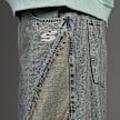 SNIPES S Cube Inside Out Baggy Denim blu 45910 5