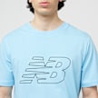 New Balance Flying T-Shirt bleu 46129 3