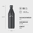 Stanley The All Day Slim Bottle | 0,6L zwart 46158 4