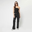 Decibel Asymmetrical Bandeau Top noir 46171 4