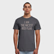 Mister Tee Nicest Red Flag Tee grau 46208 1