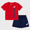 Nike Graphic Tee and Shorts Set rouge 46248 1