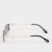Karl Kani Lunettes de soleil rectangulaires doré 46379 2