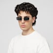 Karl Kani Lunettes de soleil rectangulaires doré 46379 5