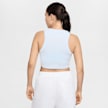 Nike Sportswear Essential Rib Crop Tank Top bleu 46505 2