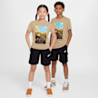 Nike Junior Sportswear Club French-Terry Cargo Short Low Brand Read crna 46622 6