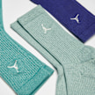 Jordan 3 PACK - Jordan Everyday Max Crew  white, blue blu 46715 2