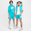 Nike Junior Sportswear Club French-Terry Short High Brand Read turqoise 46848 6