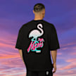 MCM x SNIPES Flamingo T-Shirt noir 47058 3