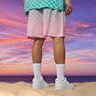 MCM x SNIPES Gradient Resort Shorts lichtroze 47065 2