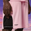 MCM x SNIPES Soccer Shorts lichtroze 47066 6