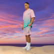 MCM x SNIPES Gradient Resort Shirt lichtroze 47068 5